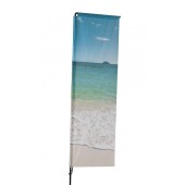 Beach Flag Alu Square 850x2650mm